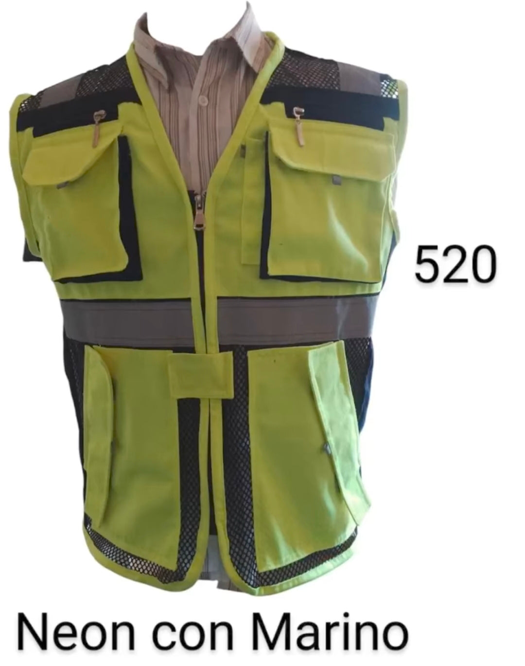 Chaleco Industrial de Alta Ventilación - Malla de Alta Tenacidad